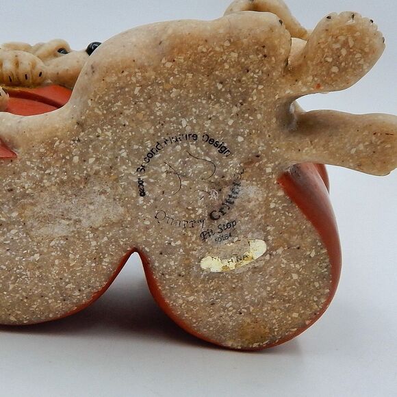 Quarry Critters Pit Stop 50164 3 Puppy Dogs In Planters Resin Figurine 2001 - Picture 9 of 10